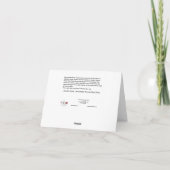 Jennifer Zurick, Zonder titel 688 Notitiekaartje (Achterkant)