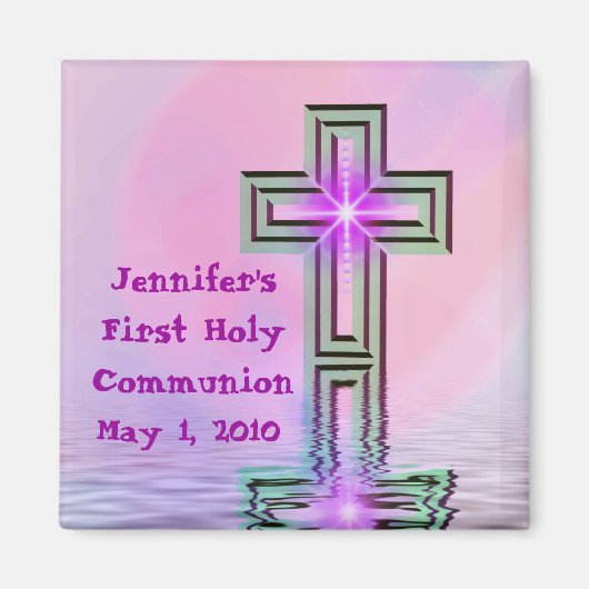 Jennifers eerste heilige communiemagneten magneet (Voorkant)