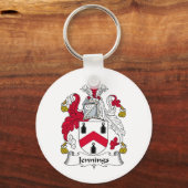 Jennings Family Crest Sleutelhanger (Voorkant)