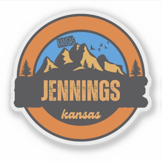 Jennings, Kansas Sticker (Voorkant)