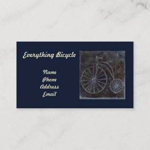 Jenny-Farthing Bicycle Tile Visitekaartje