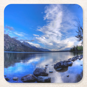 Jenny in Morning Vierkante Kartonnen Onderzetter