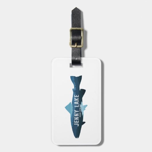 Jenny Lake Grand Teton Nationaal Park Bagagelabel (Voorkant verticaal)
