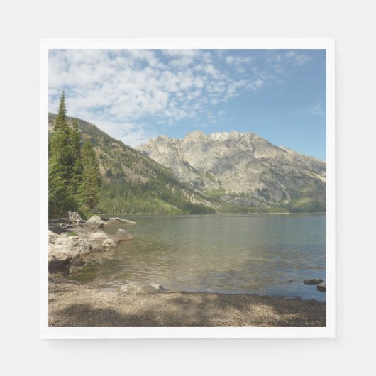 Jenny Lake in Grand Teton National Park Servet (Voorkant)