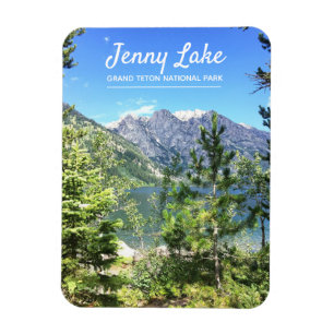 Jenny Lake Wyoming   Nationaal park Grand Teton Magneet