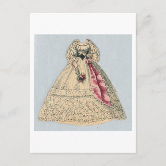  Jenny Lind Paper Doll Briefkaart (Voorkant)