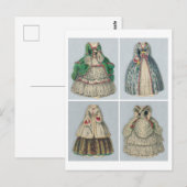 Jenny Lind Paper Dolls Briefkaart (Voorkant / Achterkant)