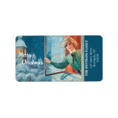 Jenny Nyström Custom Merry Christmas Etiket (Voorkant)