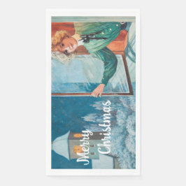 Jenny Nyström Custom Merry Christmas Servet