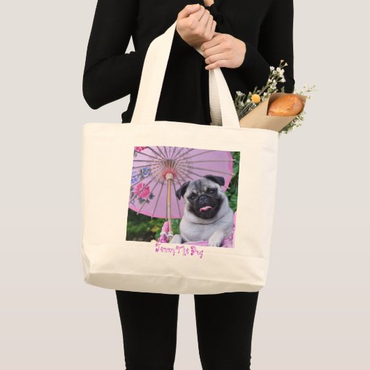 Jenny the Pug - Canvas tas (Voorkant (product))