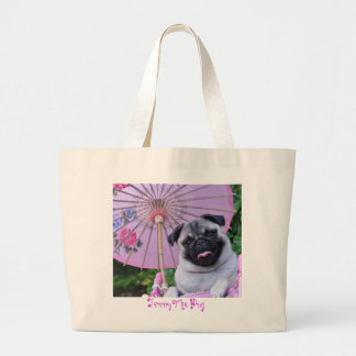Jenny the Pug - Canvas tas