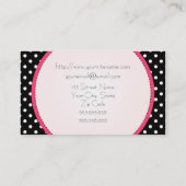 Jennyfer Business Card Visitekaartje (Achterkant)