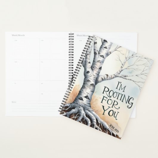 J'enracine pour vous planificateur (Devant avec enveloppe)