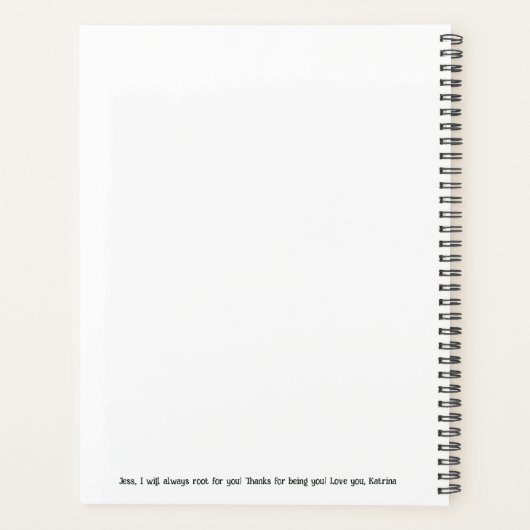 J'enracine pour vous planificateur (Dos)