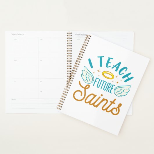 J'enseigne les futurs saints École catholique ense (Devant avec enveloppe)