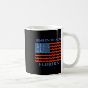 Jensen Beach Florida Vintage Vissen Amerikaanse Vl Koffiemok