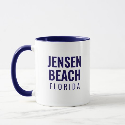 Jensen Beach Floride Café Mug (Gauche)