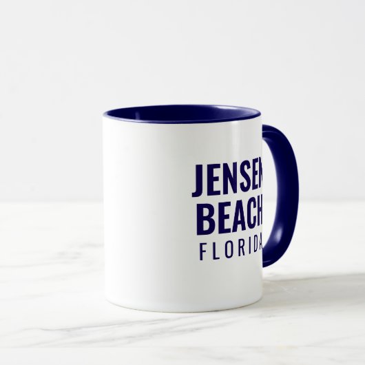 Jensen Beach Floride Café Mug (Devant droit)