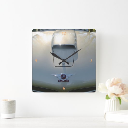 Jensen CV8, British Sports Tourer Vierkante Klok (Huis)