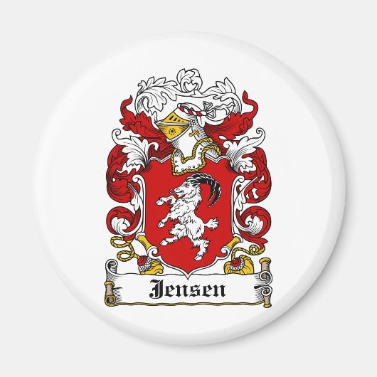 Jensen Family Crest Magneet (Voorkant)