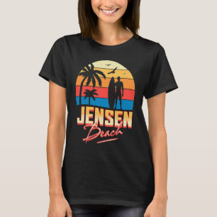 Jensen Florida Beach Surfen Surfer Ocean Summer T-shirt