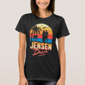 Jensen Florida Beach Surfen Surfer Ocean Summer T-shirt (Voorkant)