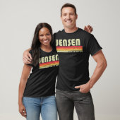 JENSEN Gift Name Personalized Funny Retro  T-shirt (Unisex)