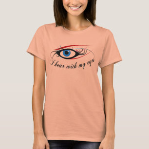 "J'entends le T-shirt #3 de burn-out avec de mes