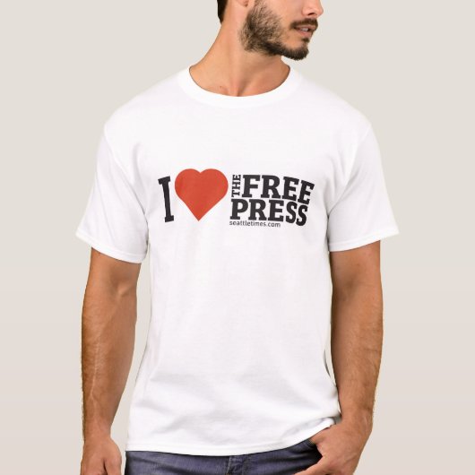 J'entends le T-shirt homme de Free Press (Devant)