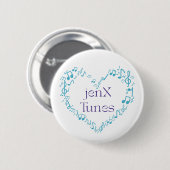 jenX Tunes Ronde Button 5,7 Cm (Voorkant /achterkant)