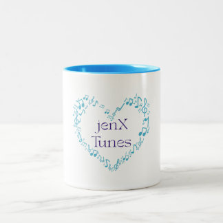 jenX Tunes Tweekleurige Koffiemok
