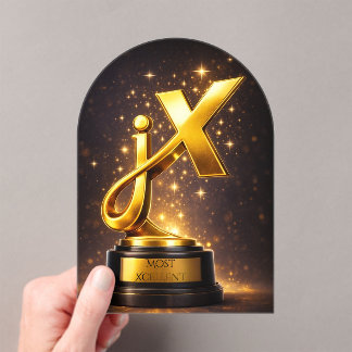 jenXcellence Award Funny Merch Acryl Uitnodigingen