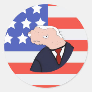 Jeo Boden Ultimate Meme (Verenigde Staten) Ronde Sticker