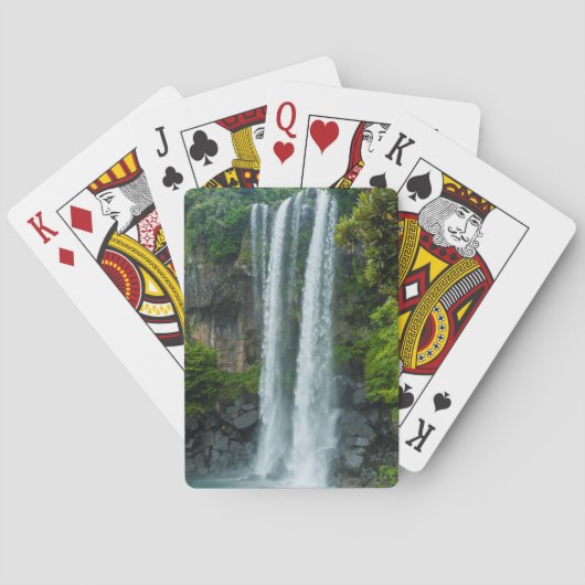 Jeongbang waterval, Zuid-Korea Pokerkaarten (Achterkant)