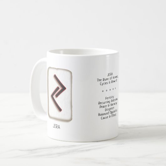 Jera RuneStone Mug (Devant gauche)