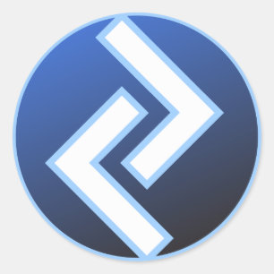 Jeran Jeraz Rune Ronde Sticker