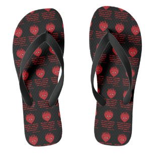 Jeremia 17:9 KJV Bijbel Schrift All-Over Unisex Teenslippers