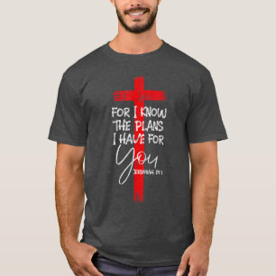 Jeremia 2911 Christelijk Religieus Bijbelvers Cade T-shirt