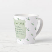 Jeremia 29:11 Bijbelvers personaliseren Latte Mok (Rechterhoek)