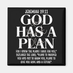 Jeremia 29 11 god heeft een plan christelijke bijb magneet