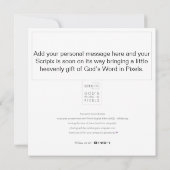 JEREMIA 29:11 GOD'S BELOFTEN SCRIPIX kaart (Achterkant)