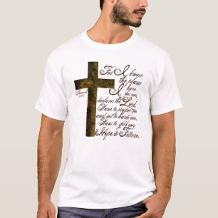 Jeremia 29:12 Ik ken de plannen heren t-shirt