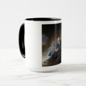 Jeremia Lamenting over de Herfst van Jeruzalem, Re Mok (Voorkant links)