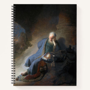 Jeremia Lamenting over de Herfst van Jeruzalem, Re Notitieboek