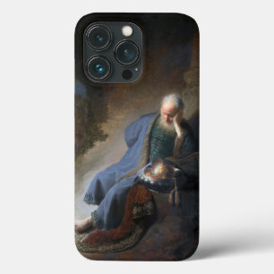 Jeremia treurend over de val van Jeruzalem, Rembra iPhone 13 Pro Hoesje