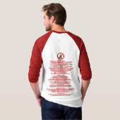 Jeremiah 10 Baseball Shirt (Achterkant volledig)