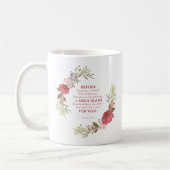 Jeremiah 1:5 Coffee-Mok, met twee zijden Koffiemok (Links)