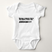 Jeremiah 1:5 romper (Voorkant)