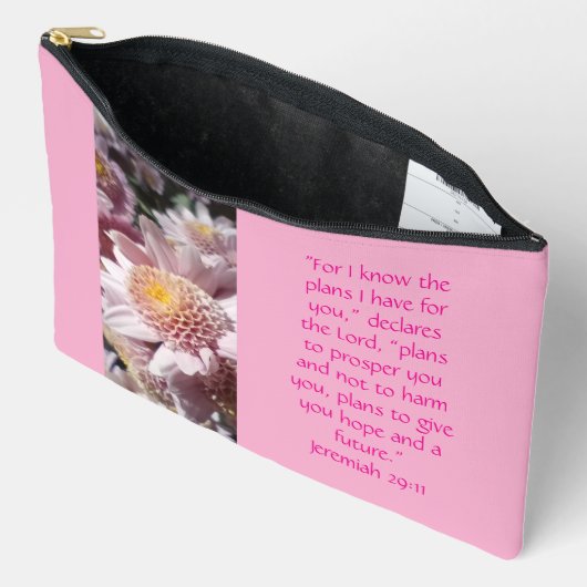 Jeremiah 29:11-13 Pink Large Etui (Open)
