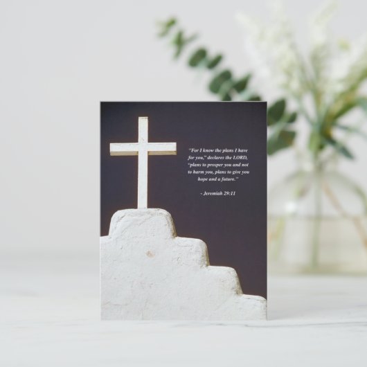 JEREMIAH 29:11 Bijbelversie Briefkaart (Staand voorkant)